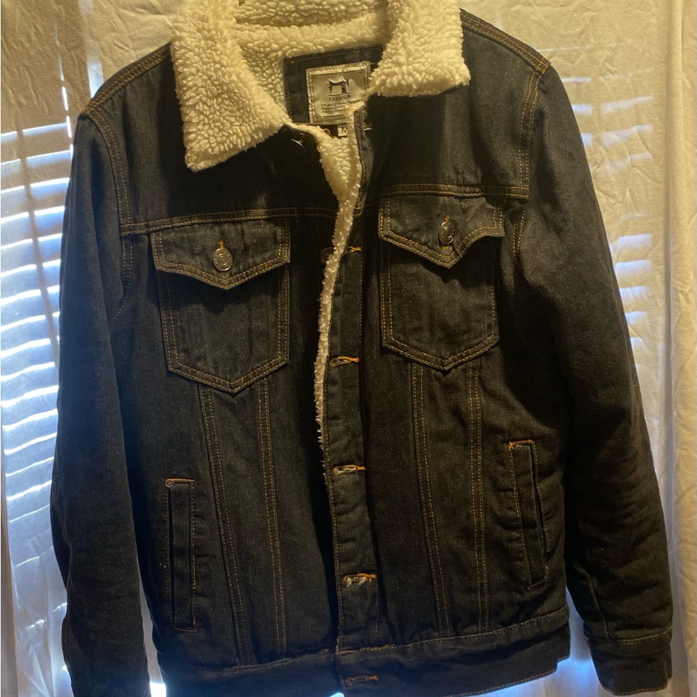 Insulated jean jacket